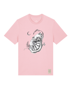 bio-unisex-medium fit-tshirt-waschbärchen 2-sttu169-flamingo-front