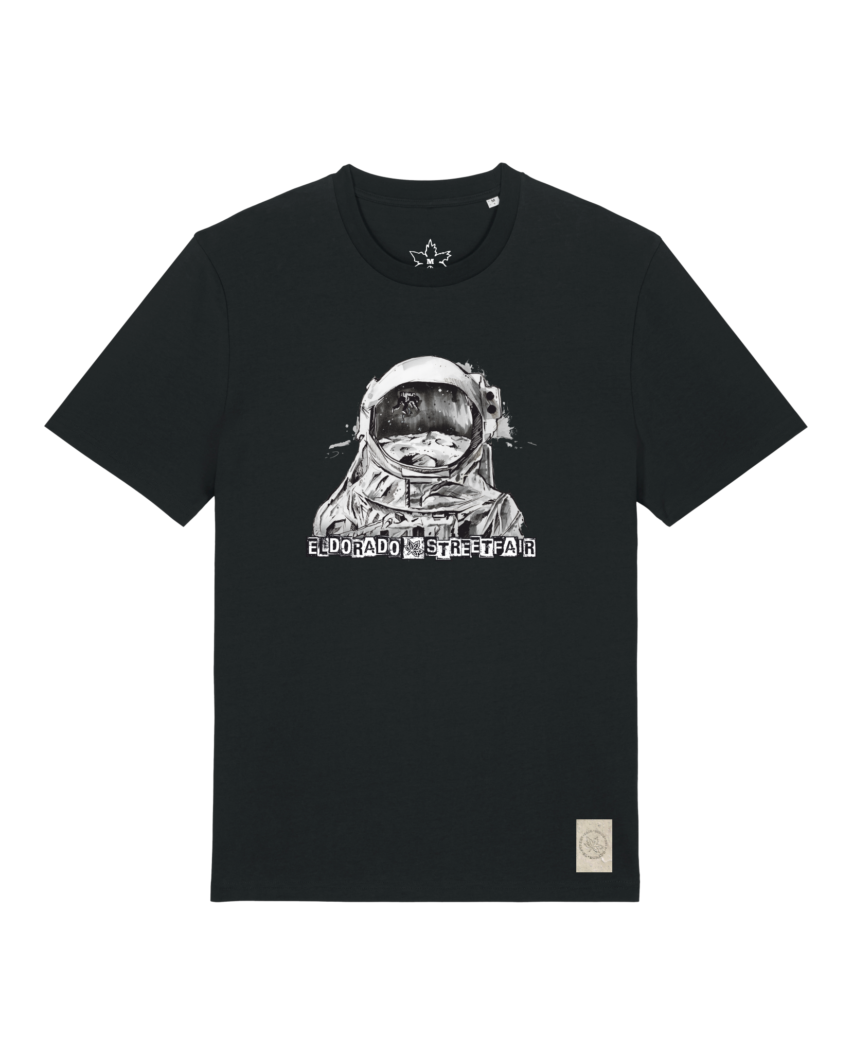 bio-unisex-medium fit-tshirt-weightless-sttu169-schwarz-front