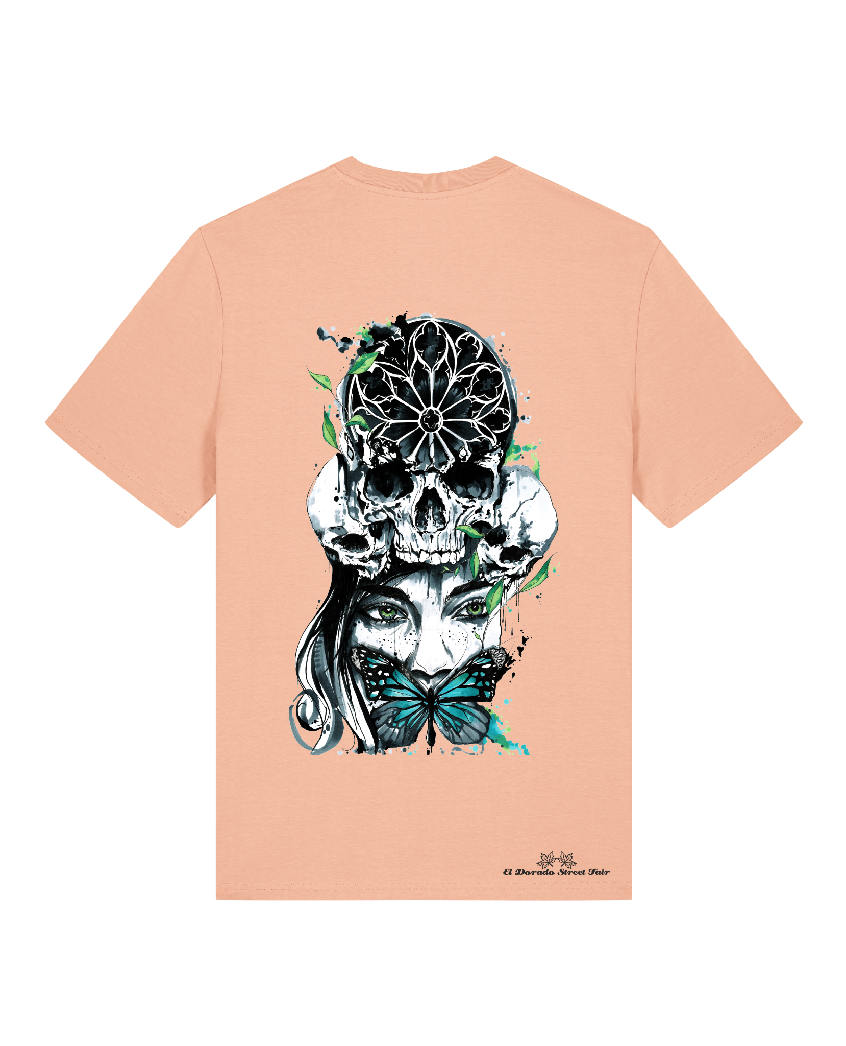 Bio Unisex Medium Fit T-Shirt Witchout Words (Backprint)
