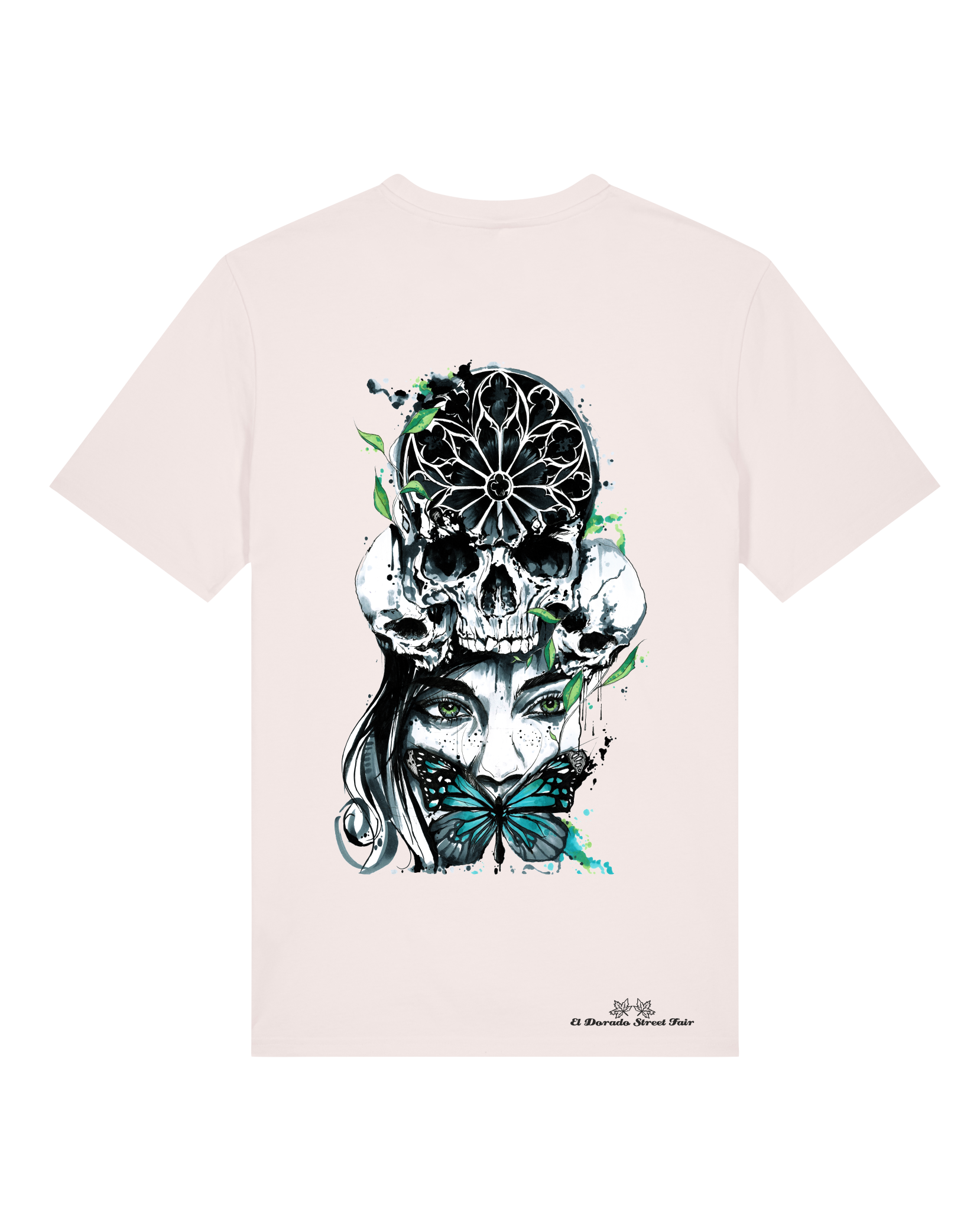 Bio Unisex Medium Fit T-Shirt Witchout Words (Backprint)