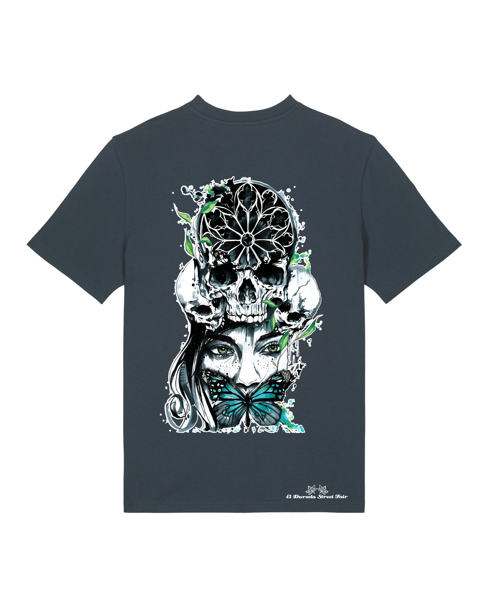Bio Unisex Medium Fit T-Shirt Witchout Words (Backprint)