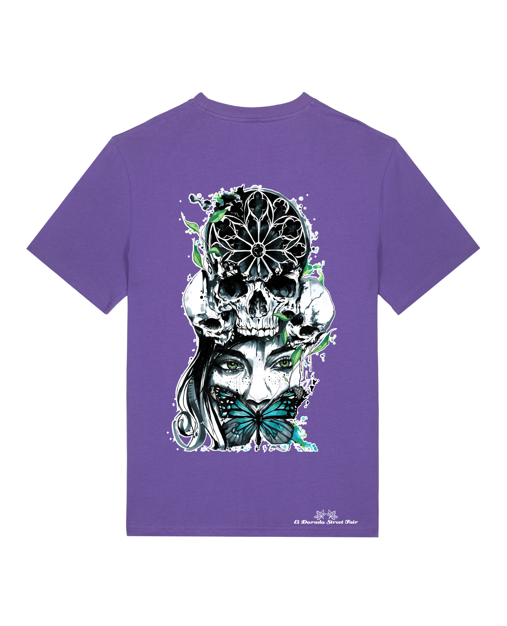 Bio Unisex Medium Fit T-Shirt Witchout Words (Backprint)