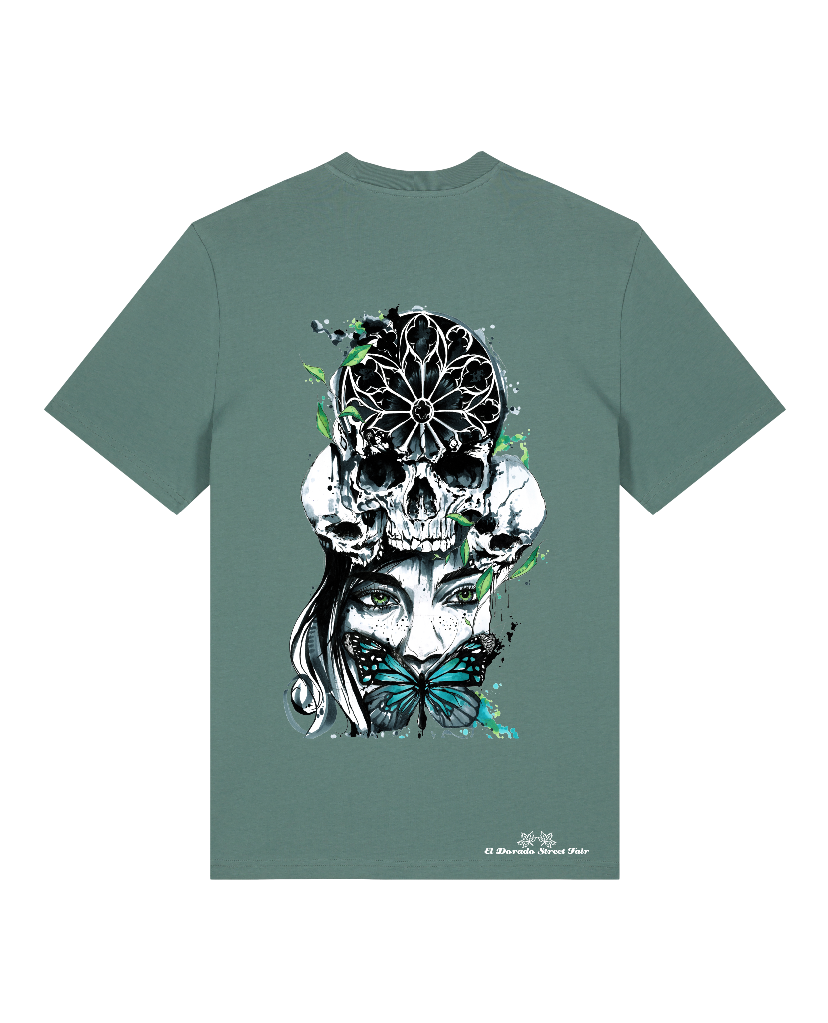 Bio Unisex Medium Fit T-Shirt Witchout Words (Backprint)