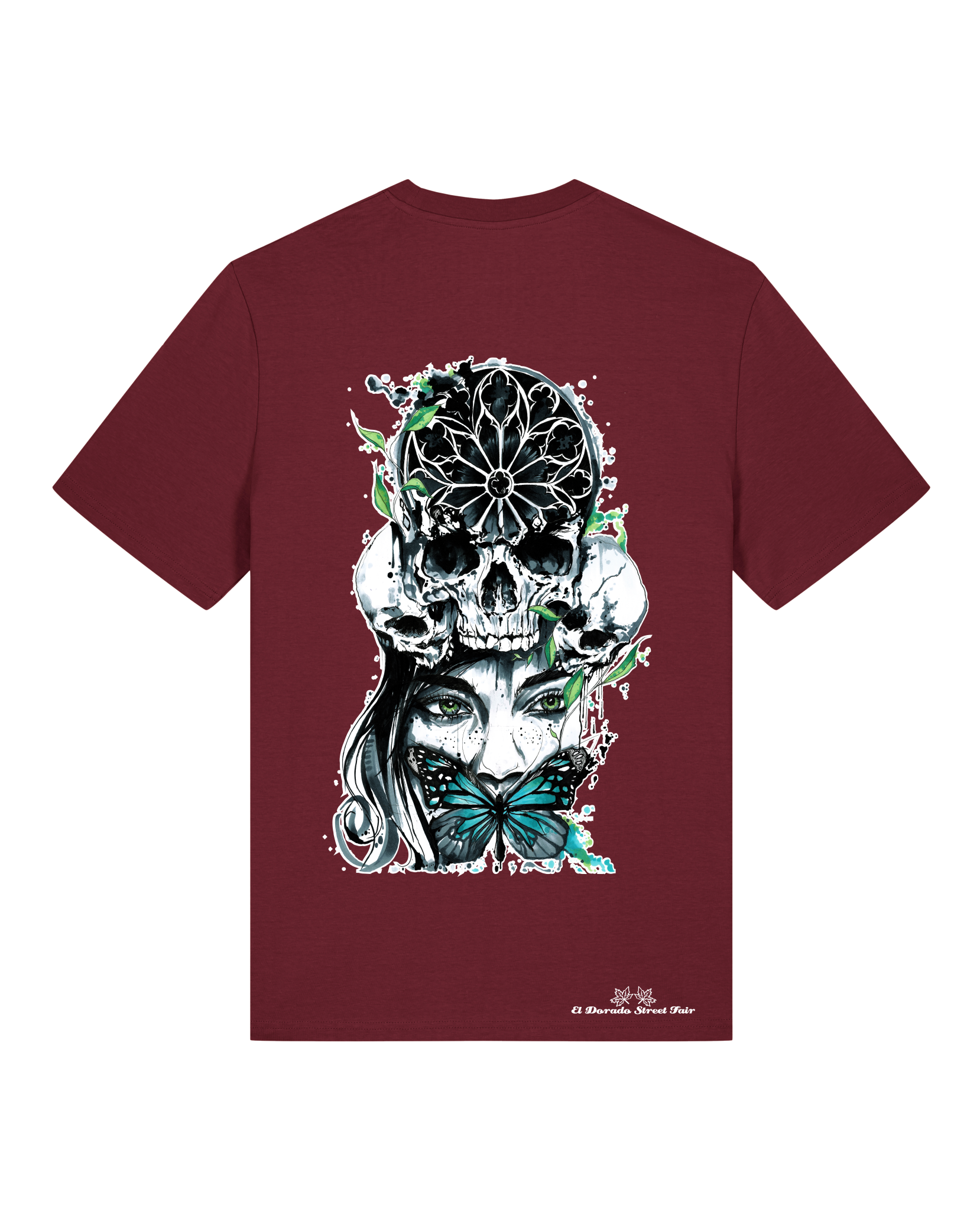 Bio Unisex Medium Fit T-Shirt Witchout Words (Backprint)