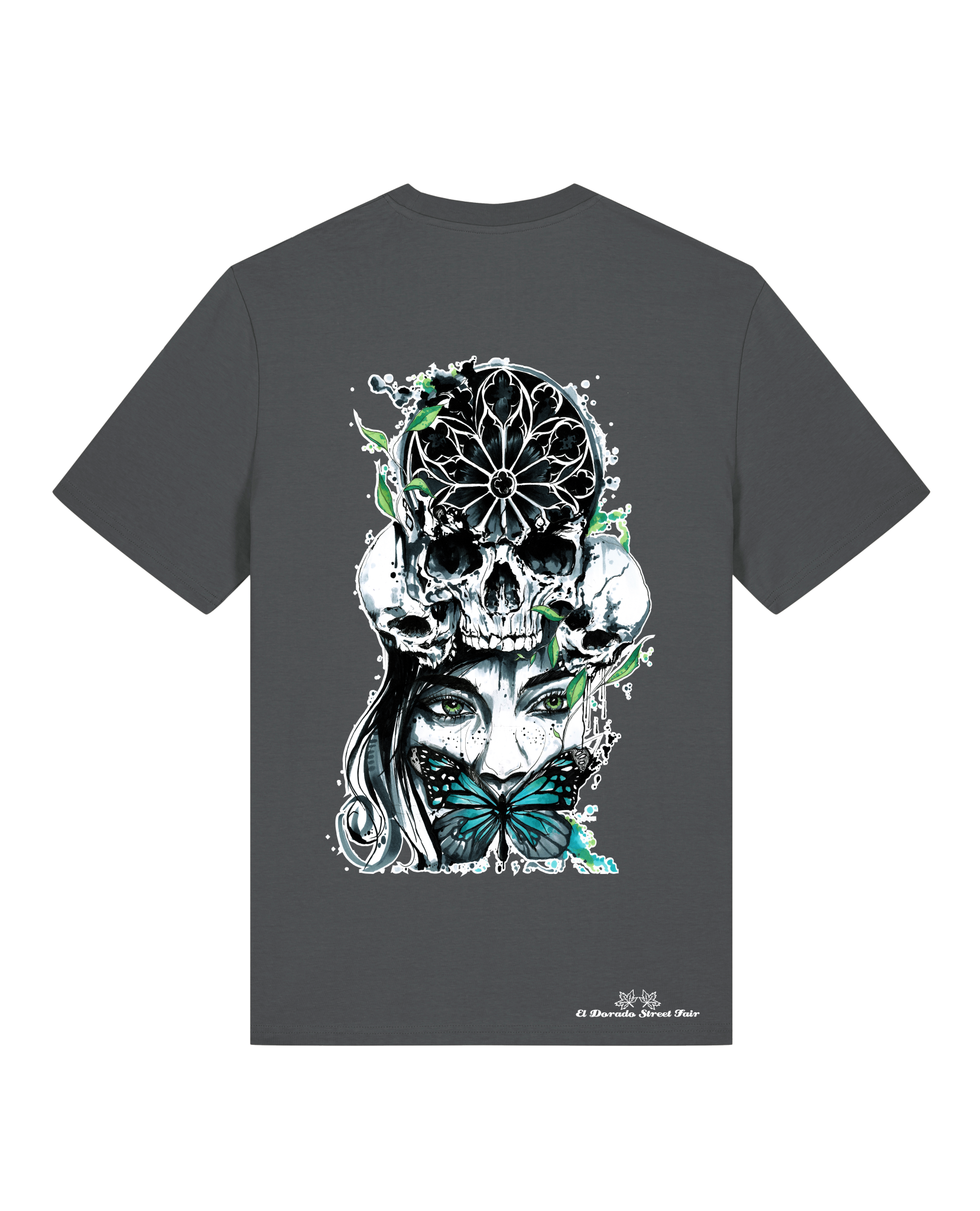 Bio Unisex Medium Fit T-Shirt Witchout Words (Backprint)
