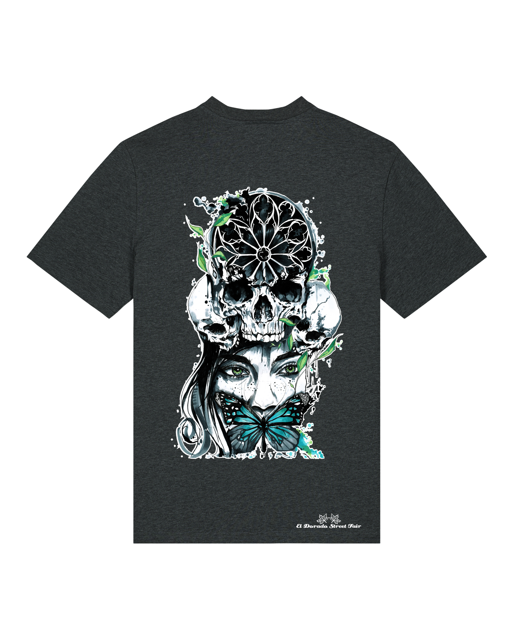 Bio Unisex Medium Fit T-Shirt Witchout Words (Backprint)