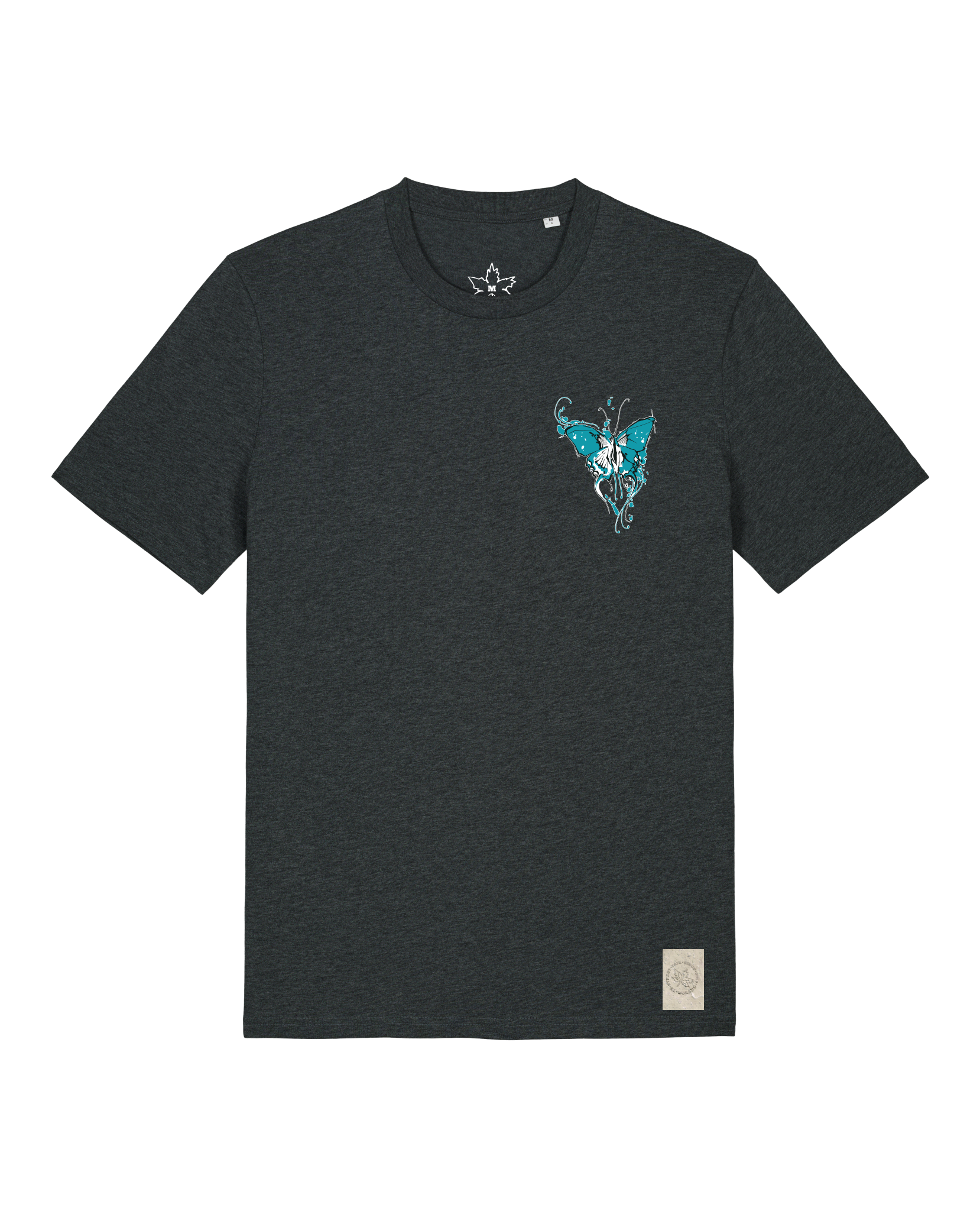 bio-unisex-medium fit-tshirt-witchout words (backprint)-sttu169-elephant-front