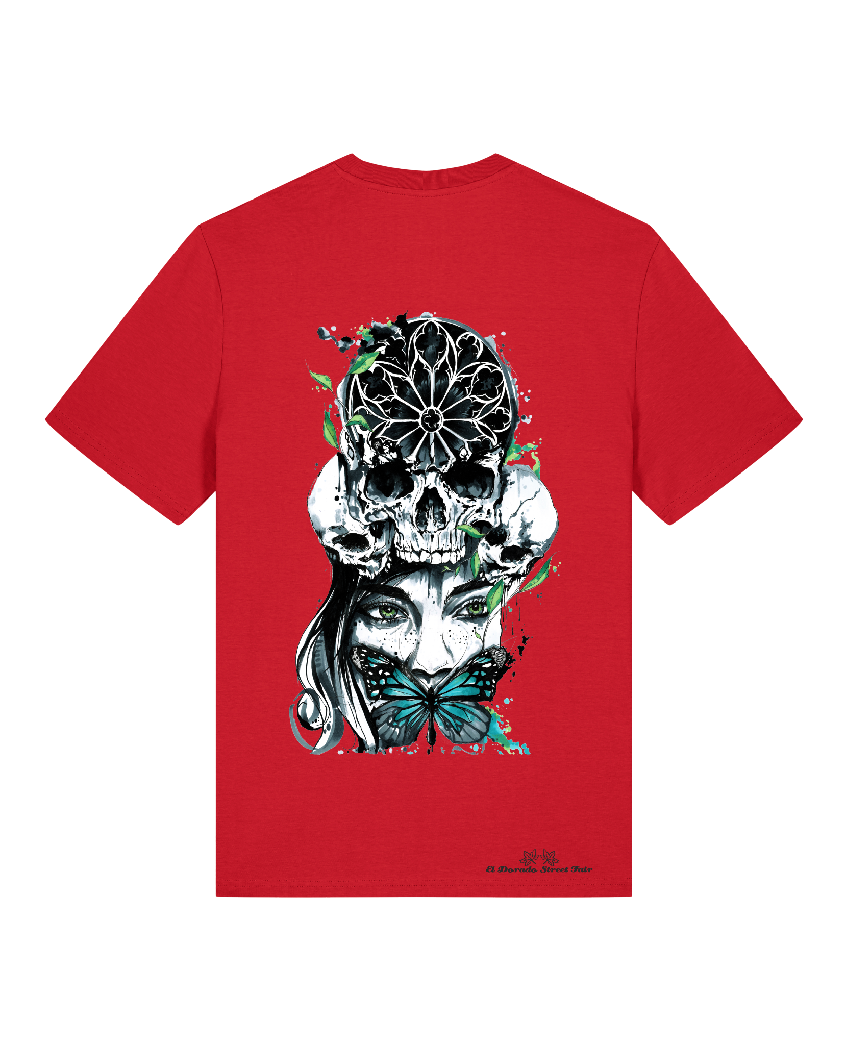 Bio Unisex Medium Fit T-Shirt Witchout Words (Backprint)