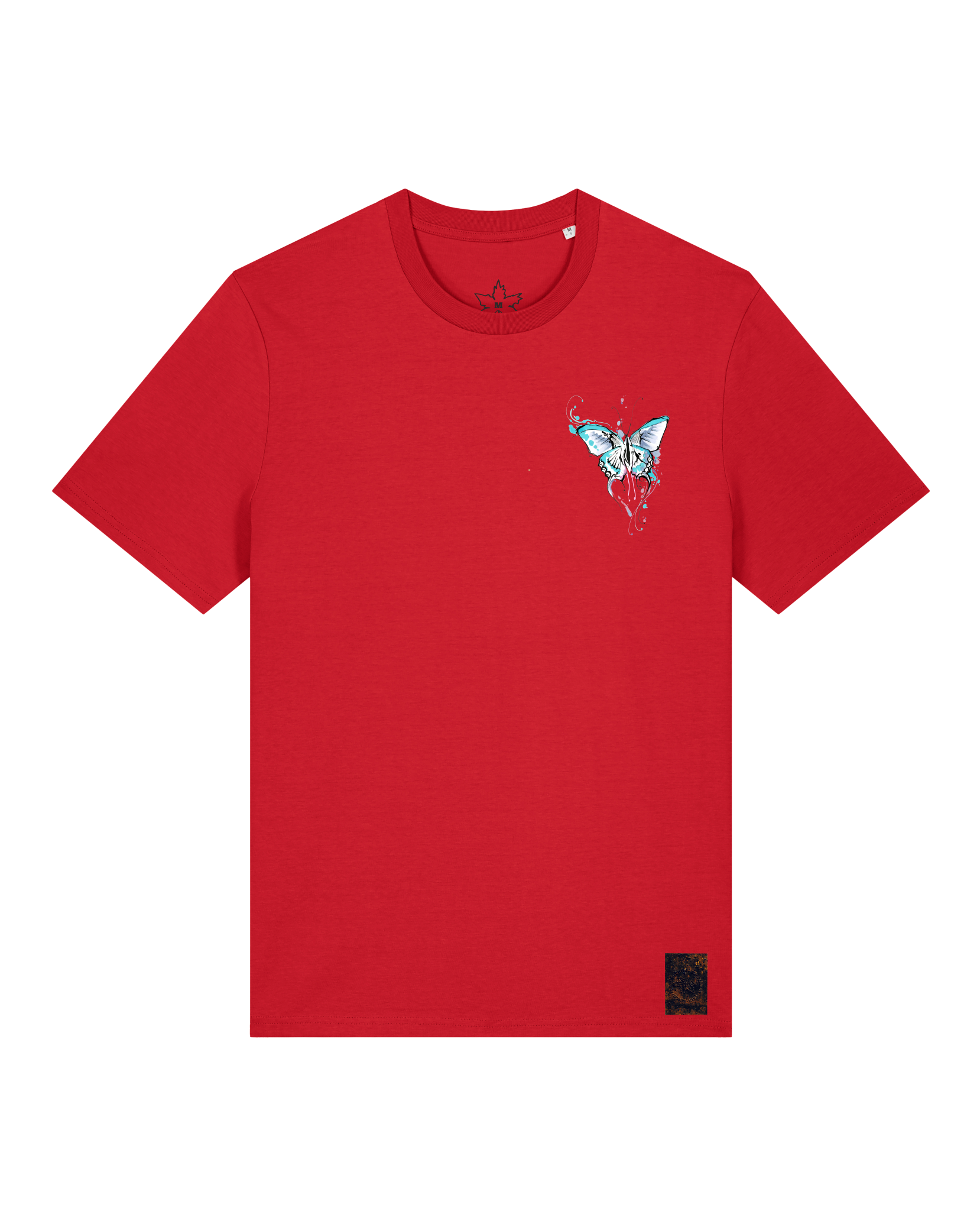 bio-unisex-medium fit-tshirt-witchout words (backprint)-sttu169-erdbeere-front