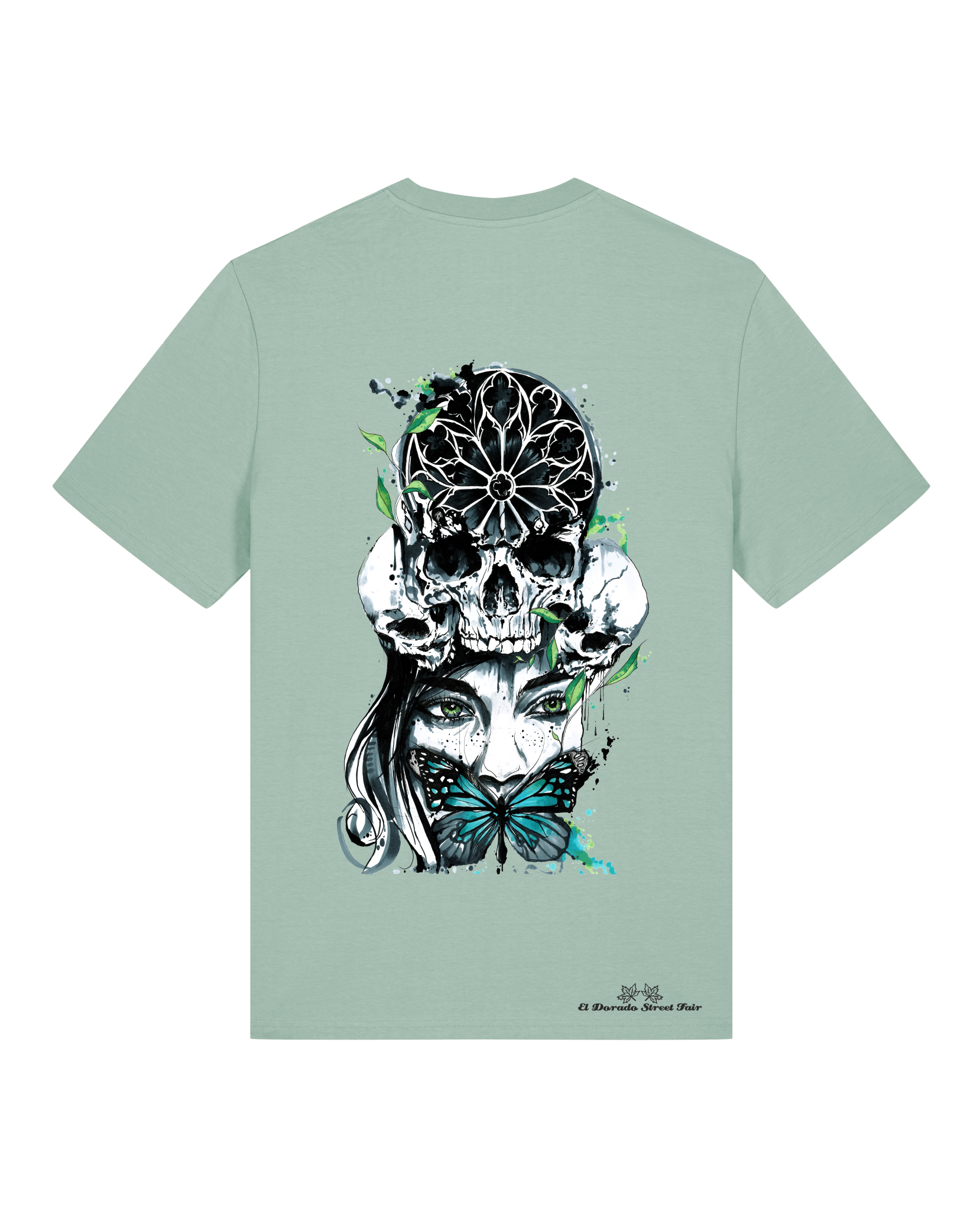 Bio Unisex Medium Fit T-Shirt Witchout Words (Backprint)
