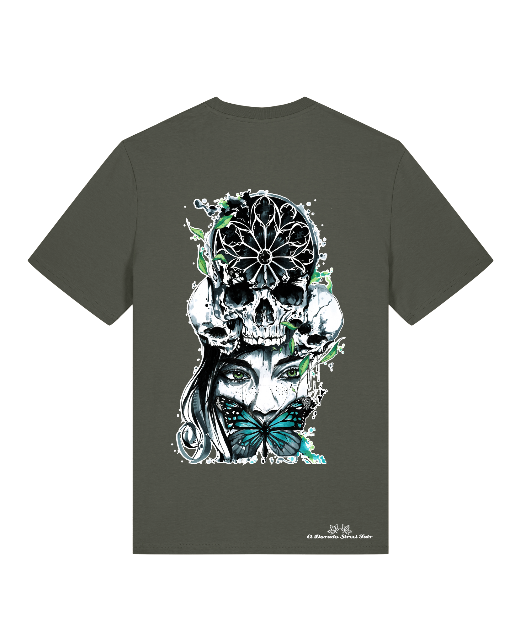 Bio Unisex Medium Fit T-Shirt Witchout Words (Backprint)