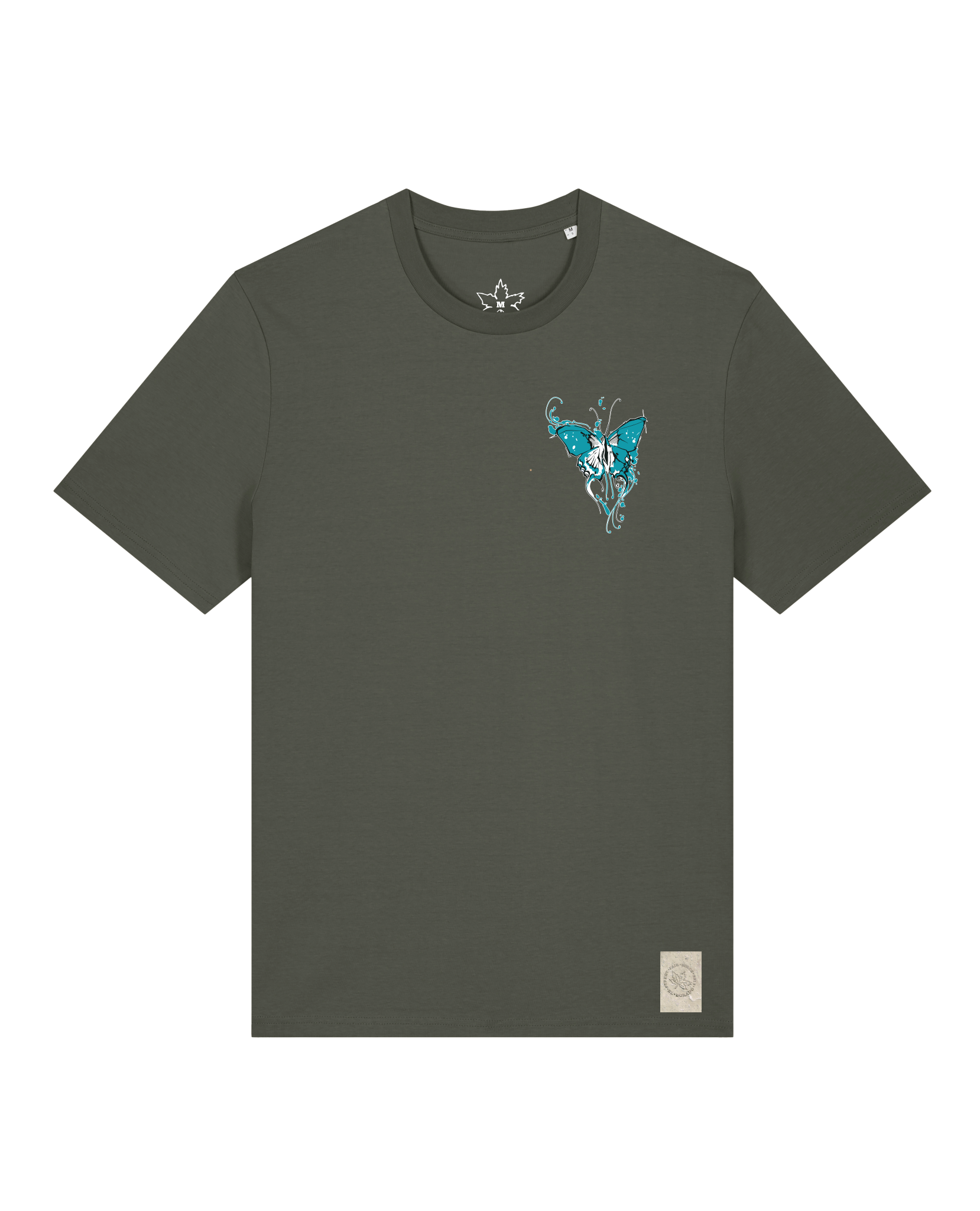 bio-unisex-medium fit-tshirt-witchout words (backprint)-sttu169-grunkohl-front