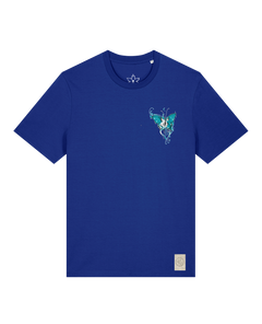 bio-unisex-medium fit-tshirt-witchout words (backprint)-sttu169-kornblume-front