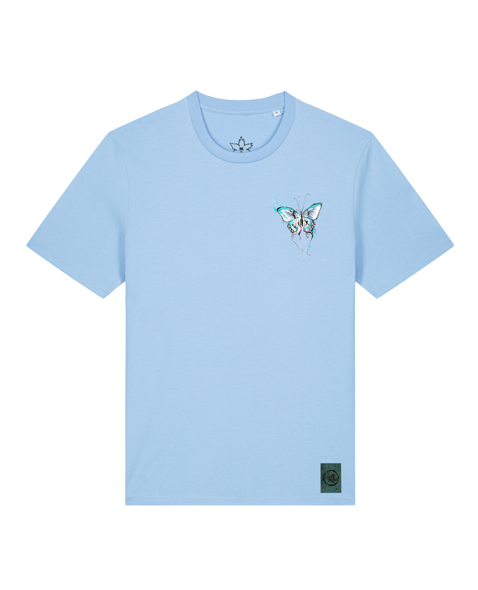 bio-unisex-medium fit-tshirt-witchout words (backprint)-sttu169-lagune-front