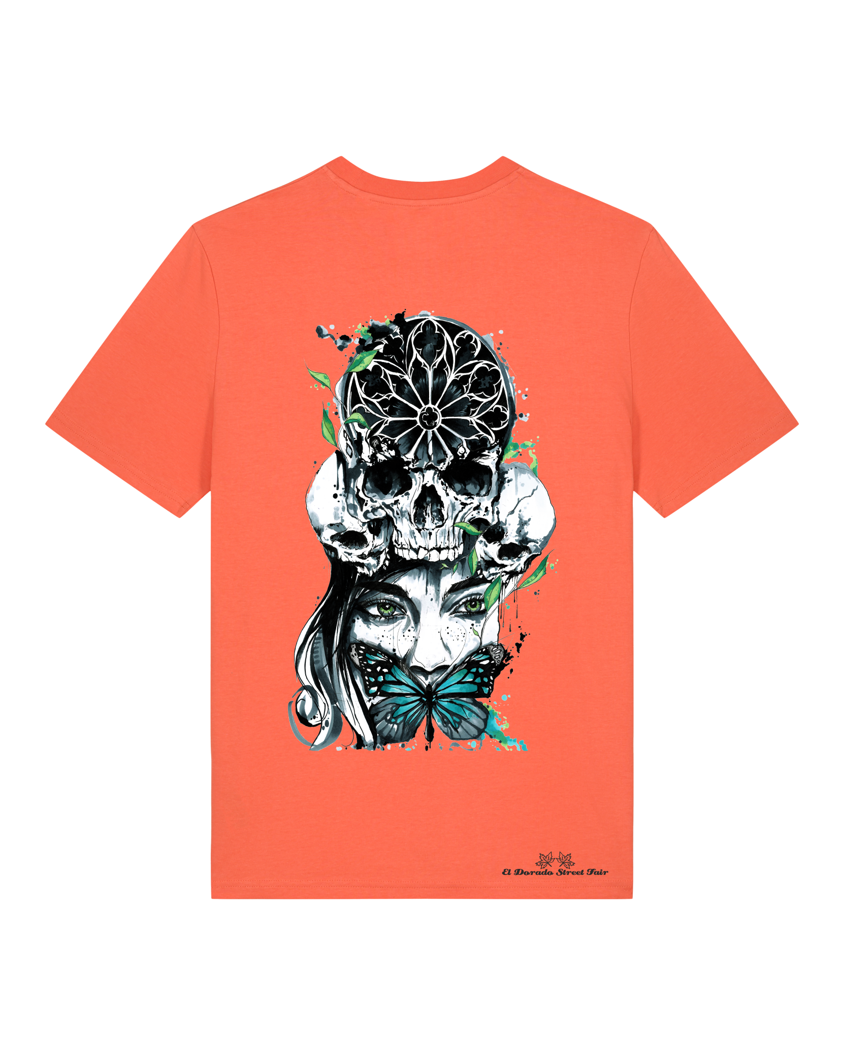 Bio Unisex Medium Fit T-Shirt Witchout Words (Backprint)