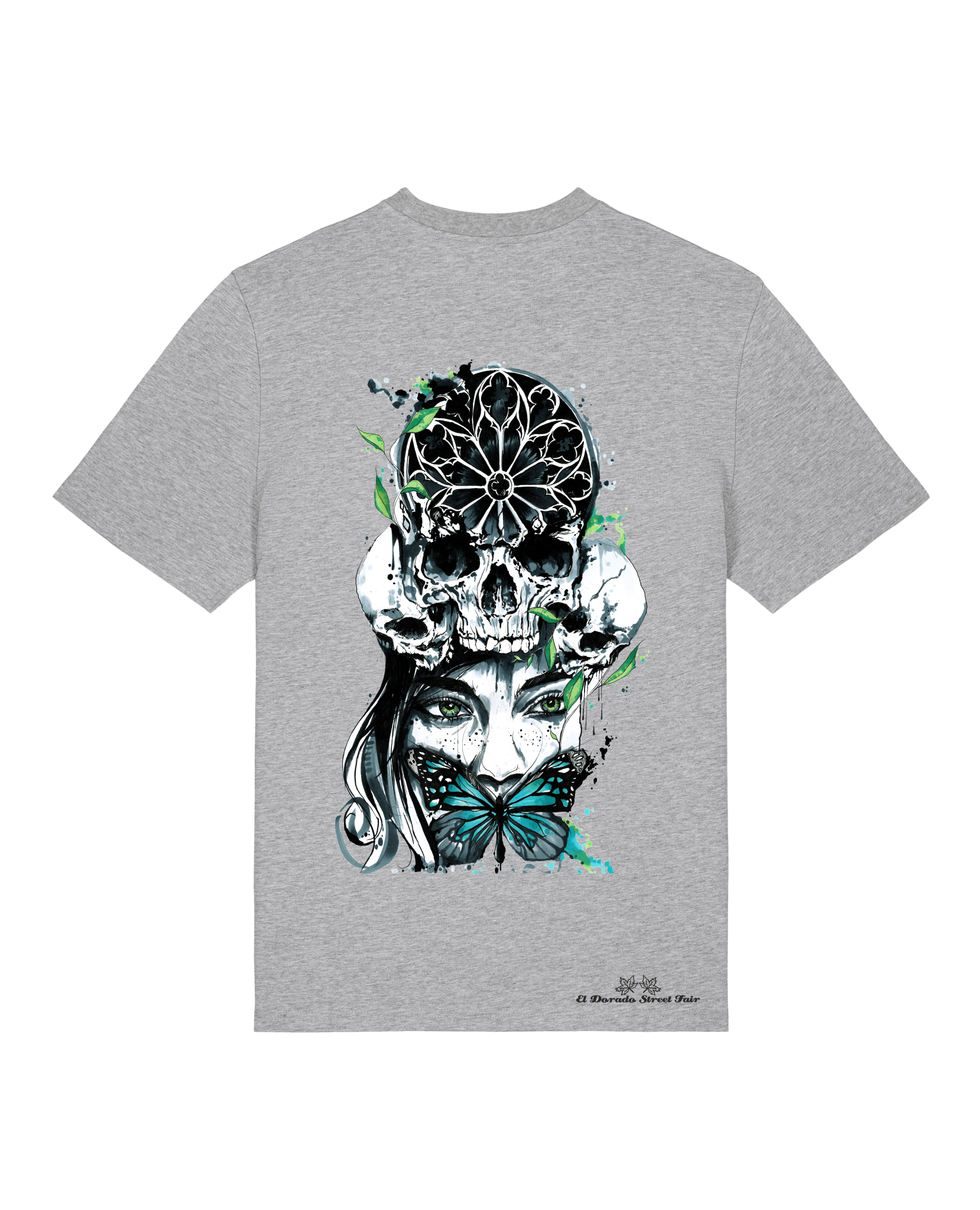 Bio Unisex Medium Fit T-Shirt Witchout Words (Backprint)