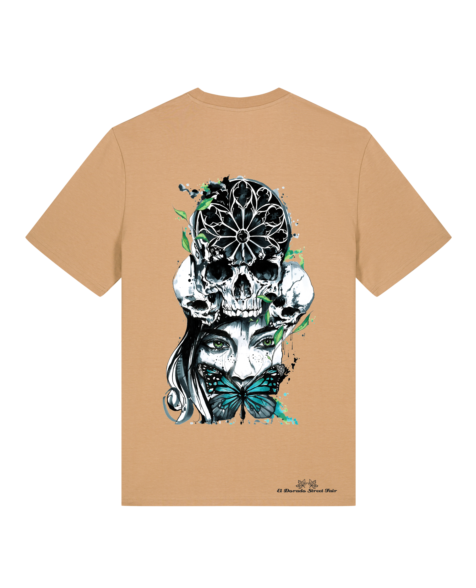 Bio Unisex Medium Fit T-Shirt Witchout Words (Backprint)