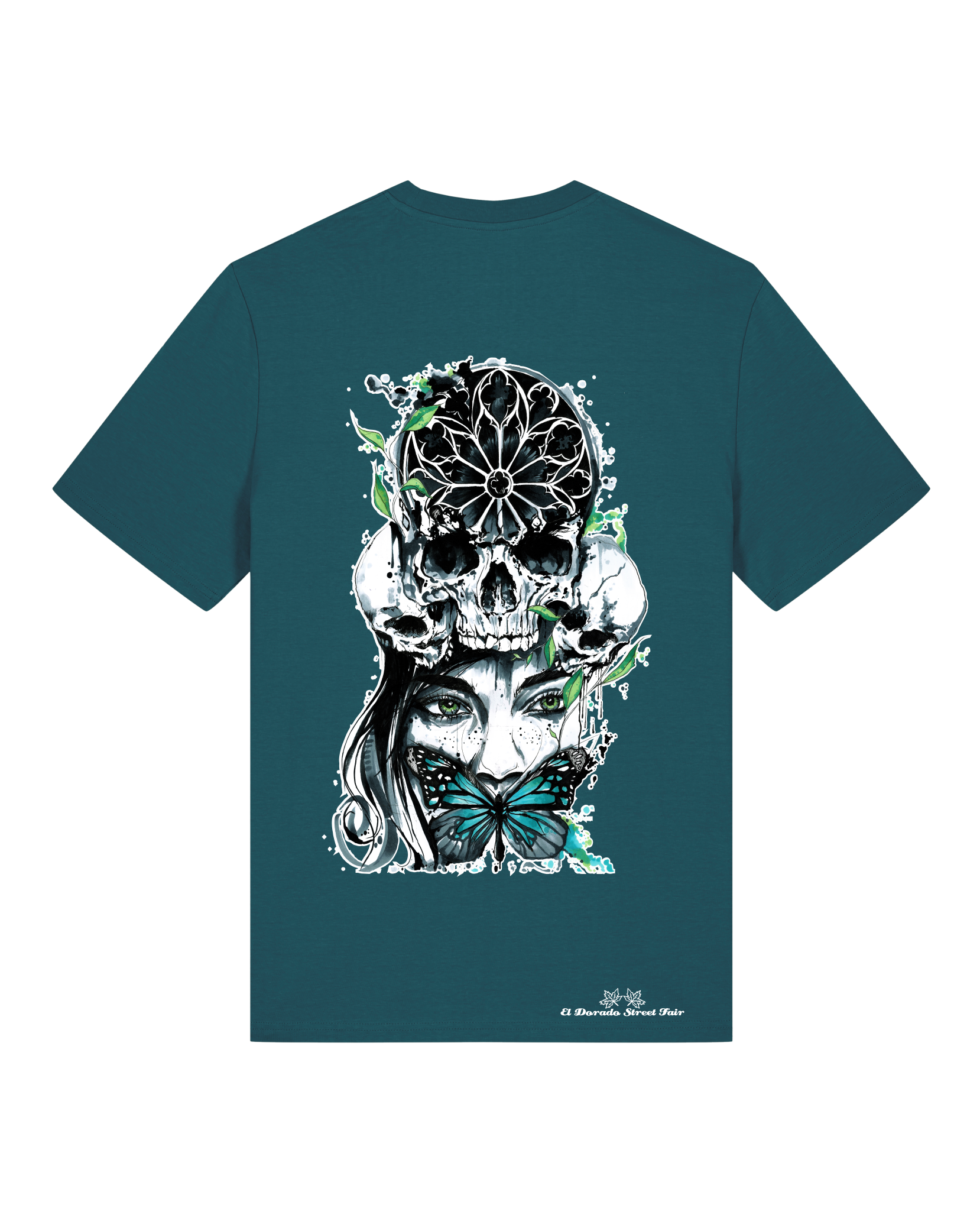 Bio Unisex Medium Fit T-Shirt Witchout Words (Backprint)