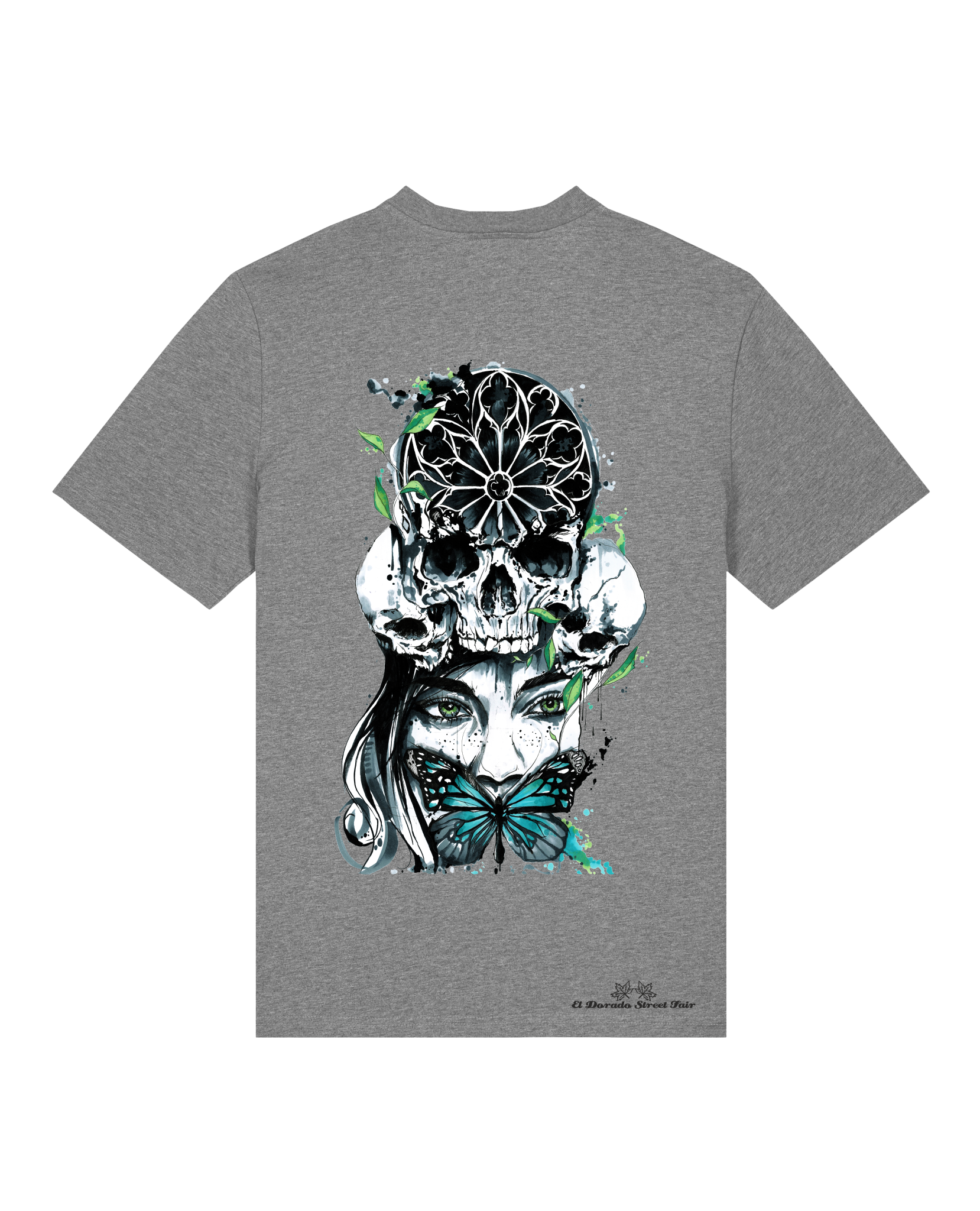 Bio Unisex Medium Fit T-Shirt Witchout Words (Backprint)