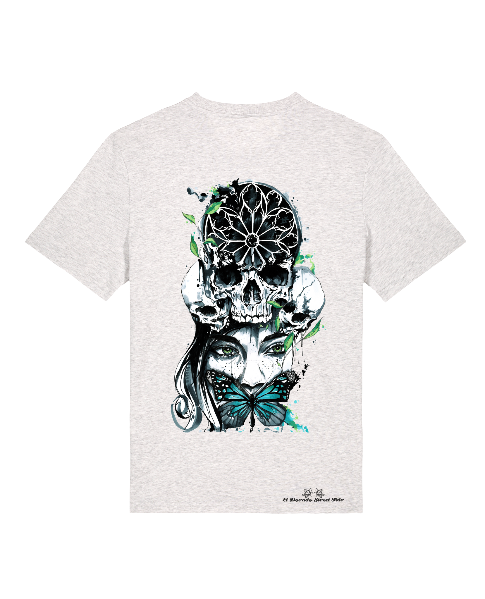 Bio Unisex Medium Fit T-Shirt Witchout Words (Backprint)