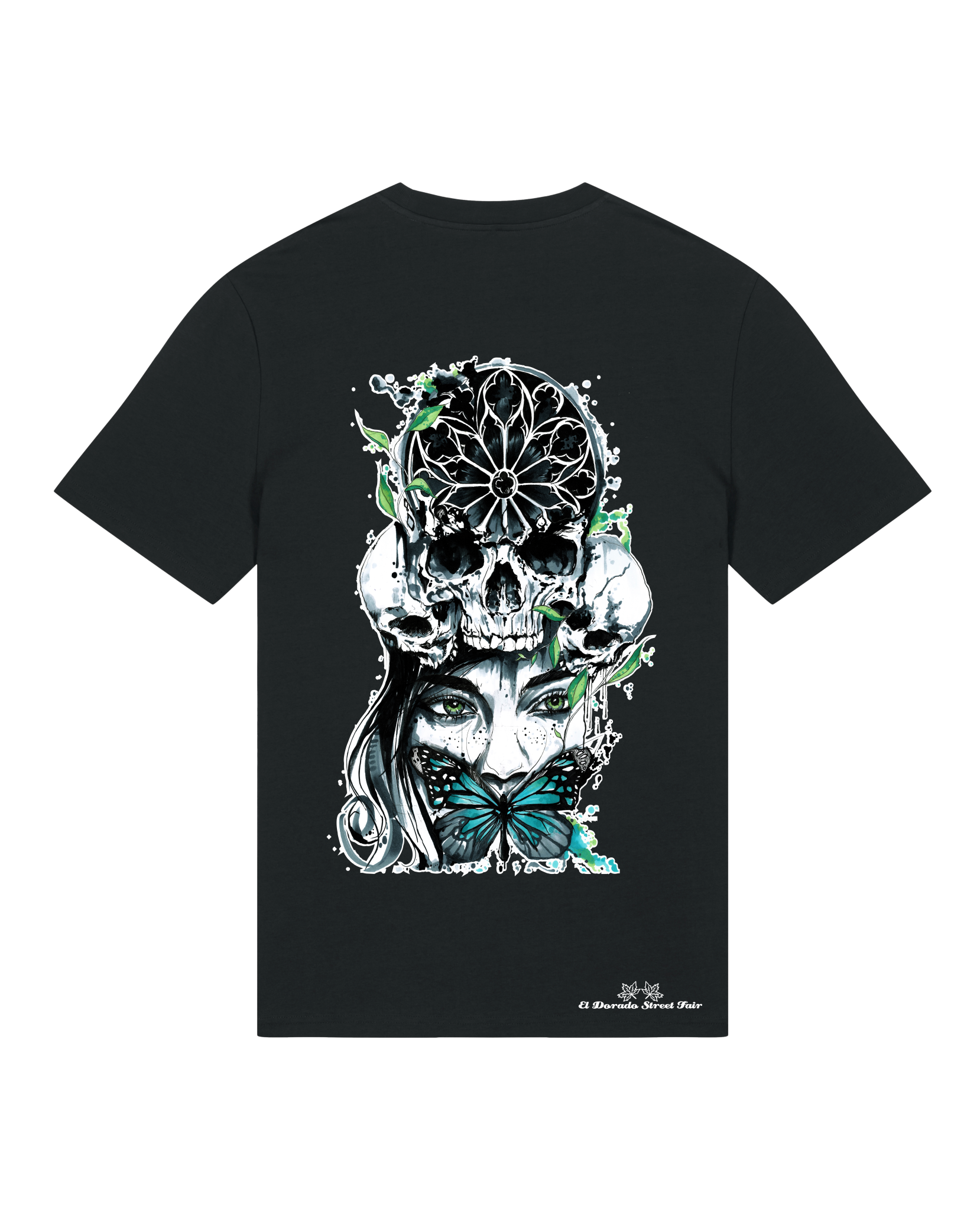 Bio Unisex Medium Fit T-Shirt Witchout Words (Backprint)
