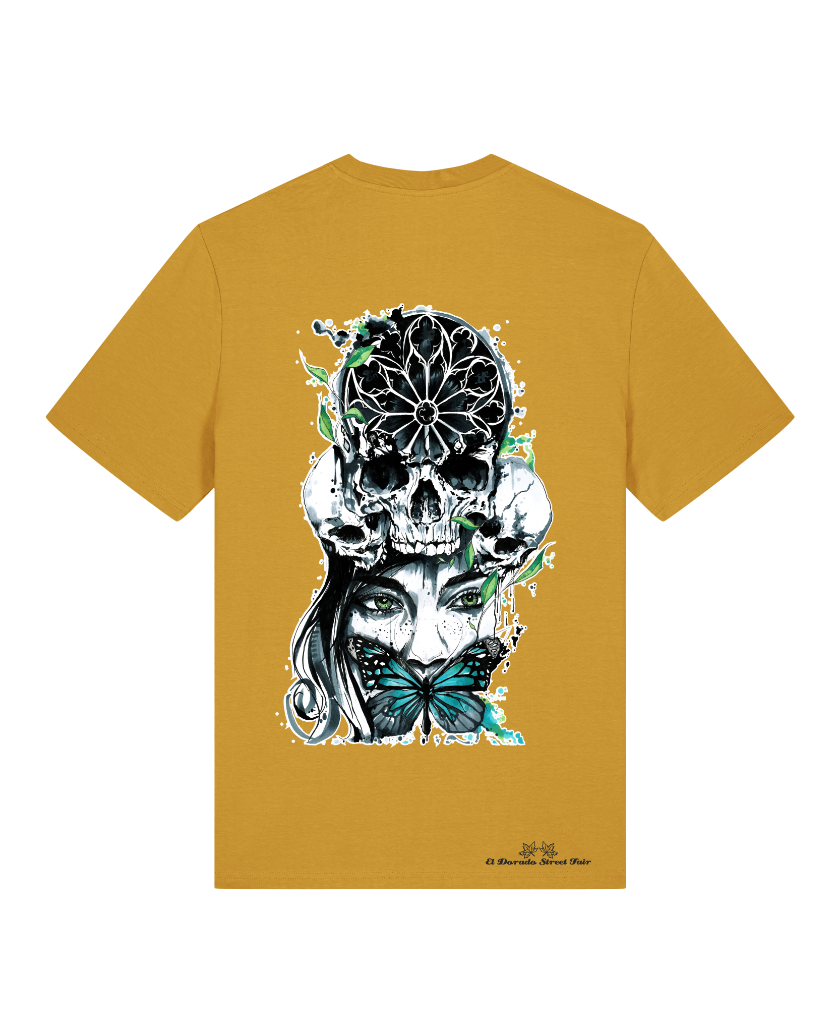 Bio Unisex Medium Fit T-Shirt Witchout Words (Backprint)