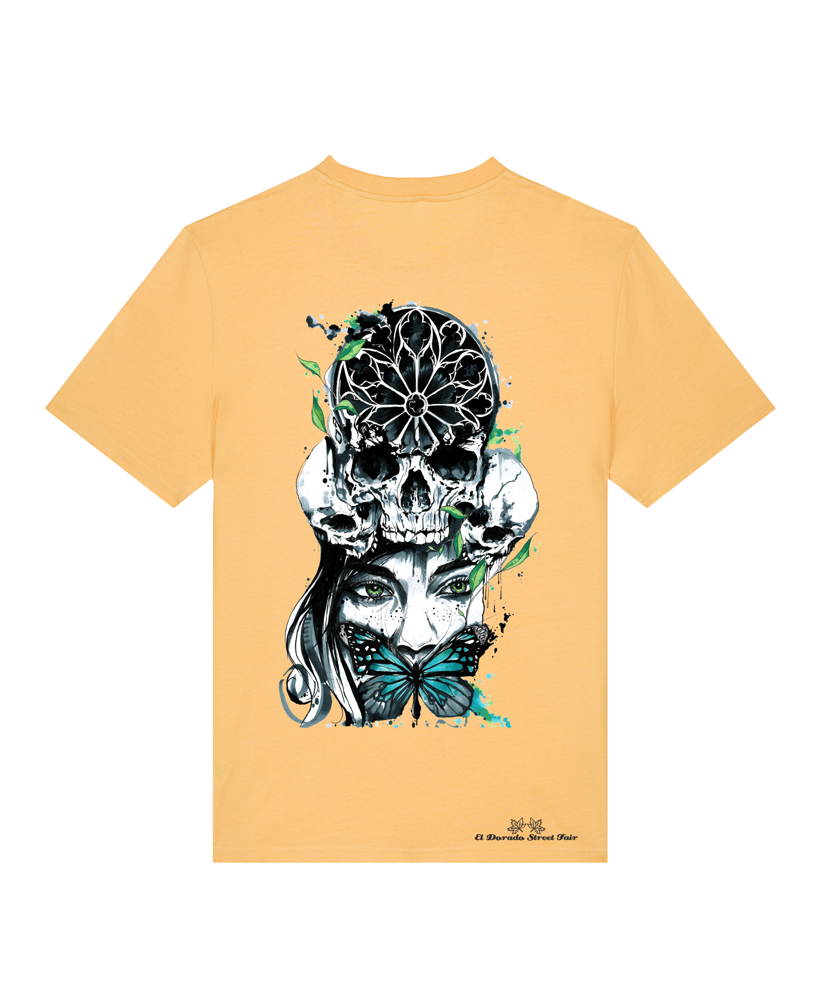 Bio Unisex Medium Fit T-Shirt Witchout Words (Backprint)