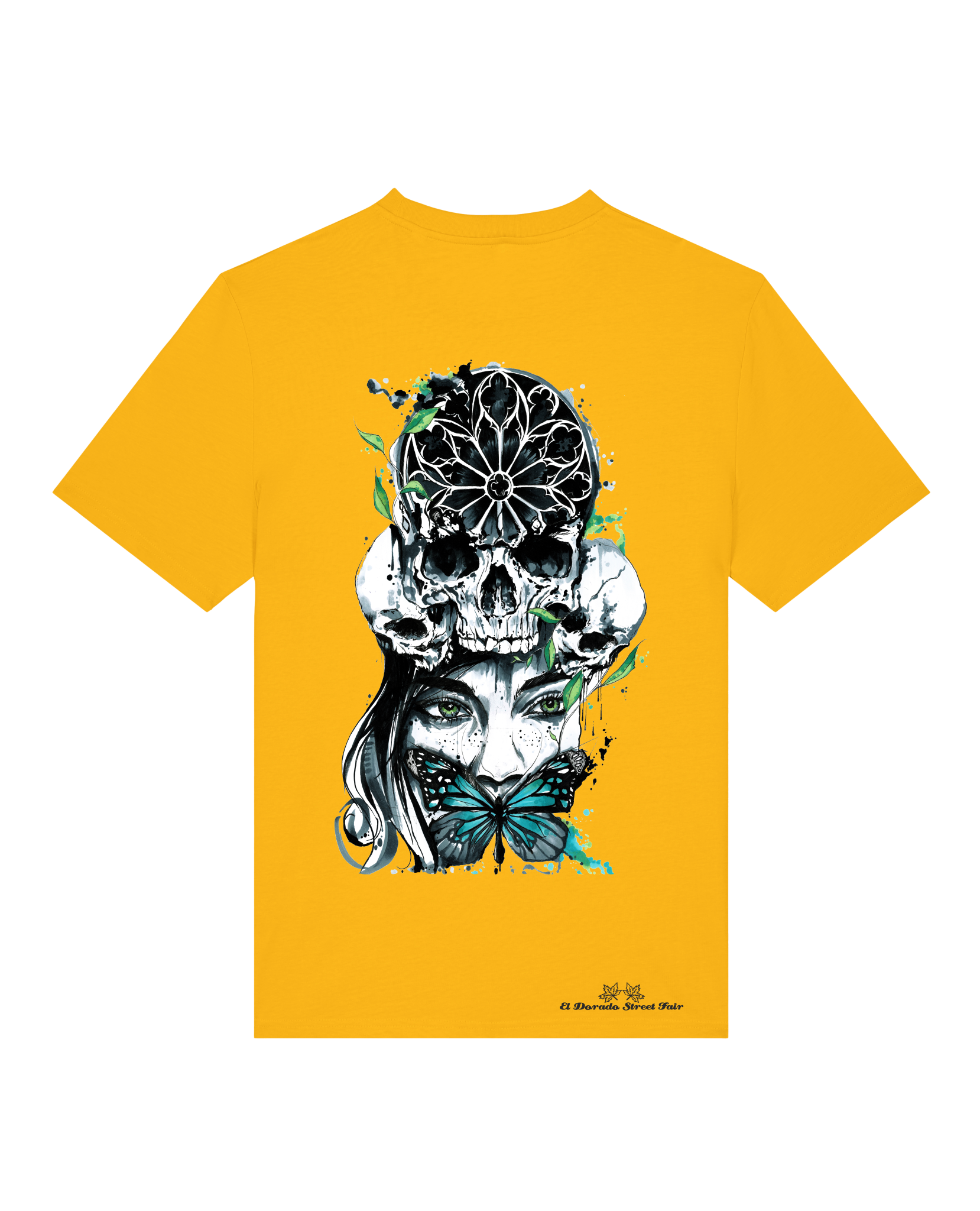 Bio Unisex Medium Fit T-Shirt Witchout Words (Backprint)
