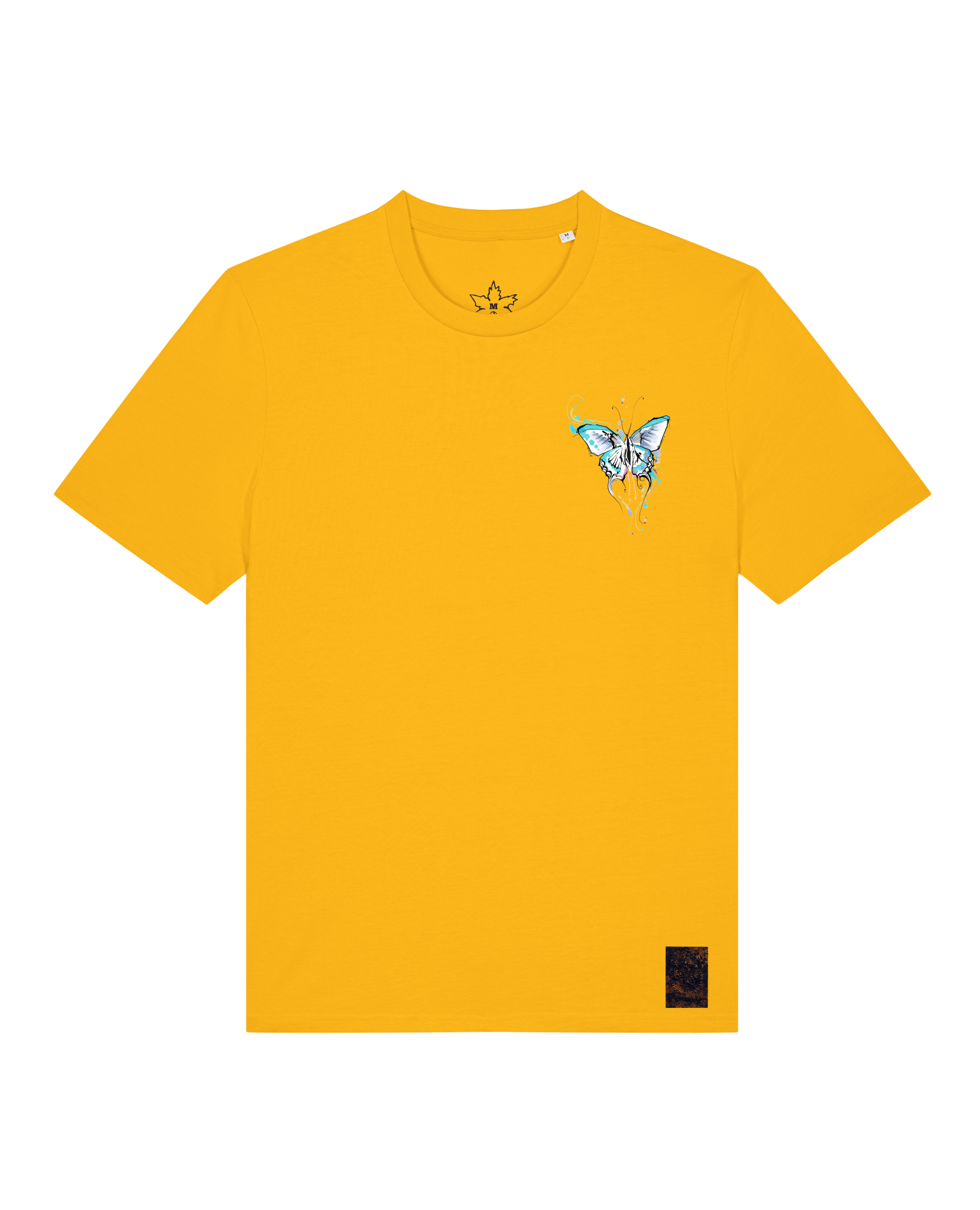 bio-unisex-medium fit-tshirt-witchout words (backprint)-sttu169-sonnenblume-front