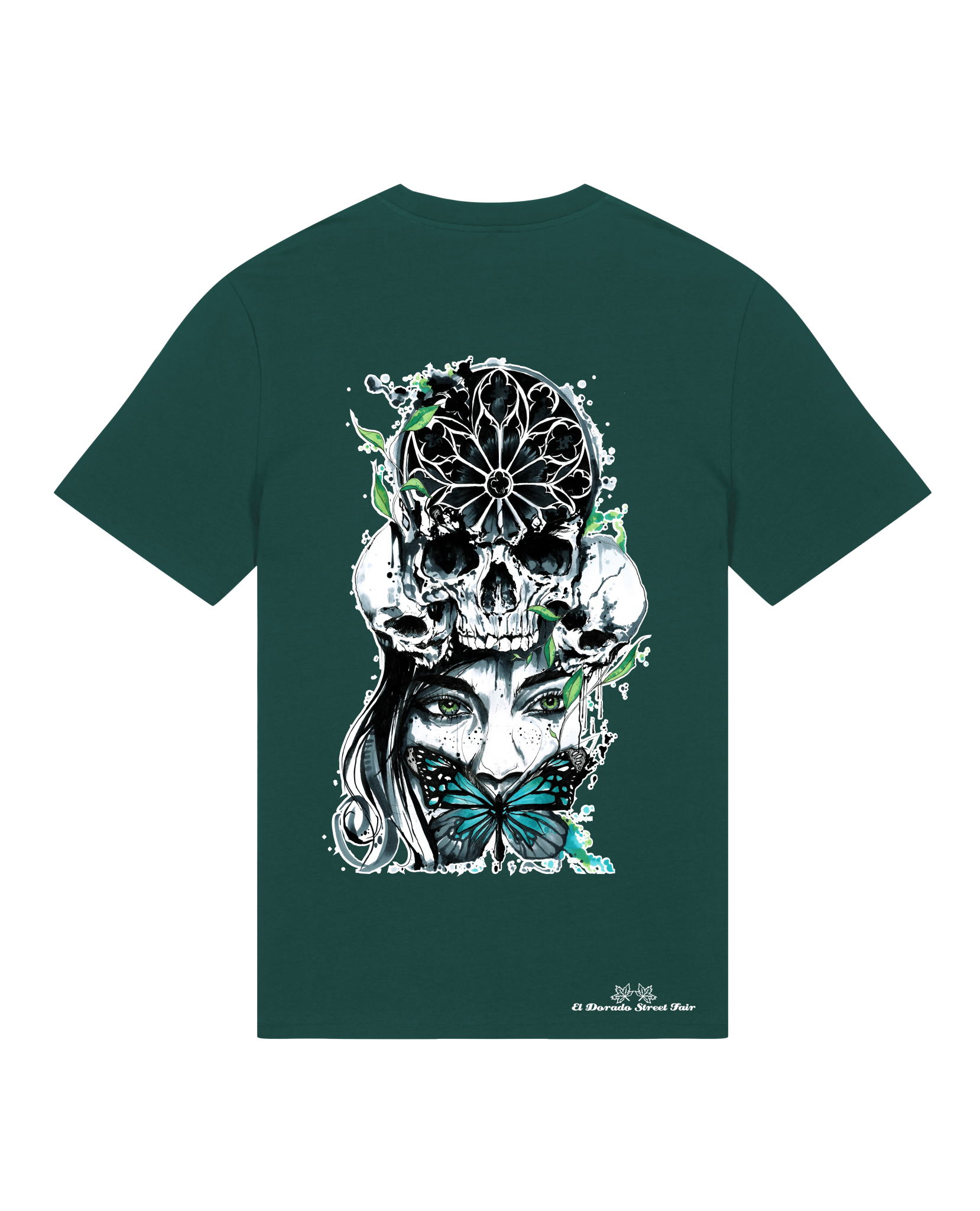Bio Unisex Medium Fit T-Shirt Witchout Words (Backprint)