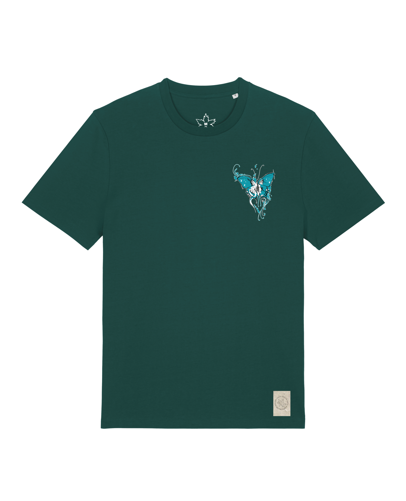 bio-unisex-medium fit-tshirt-witchout words (backprint)-sttu169-spirulina-front