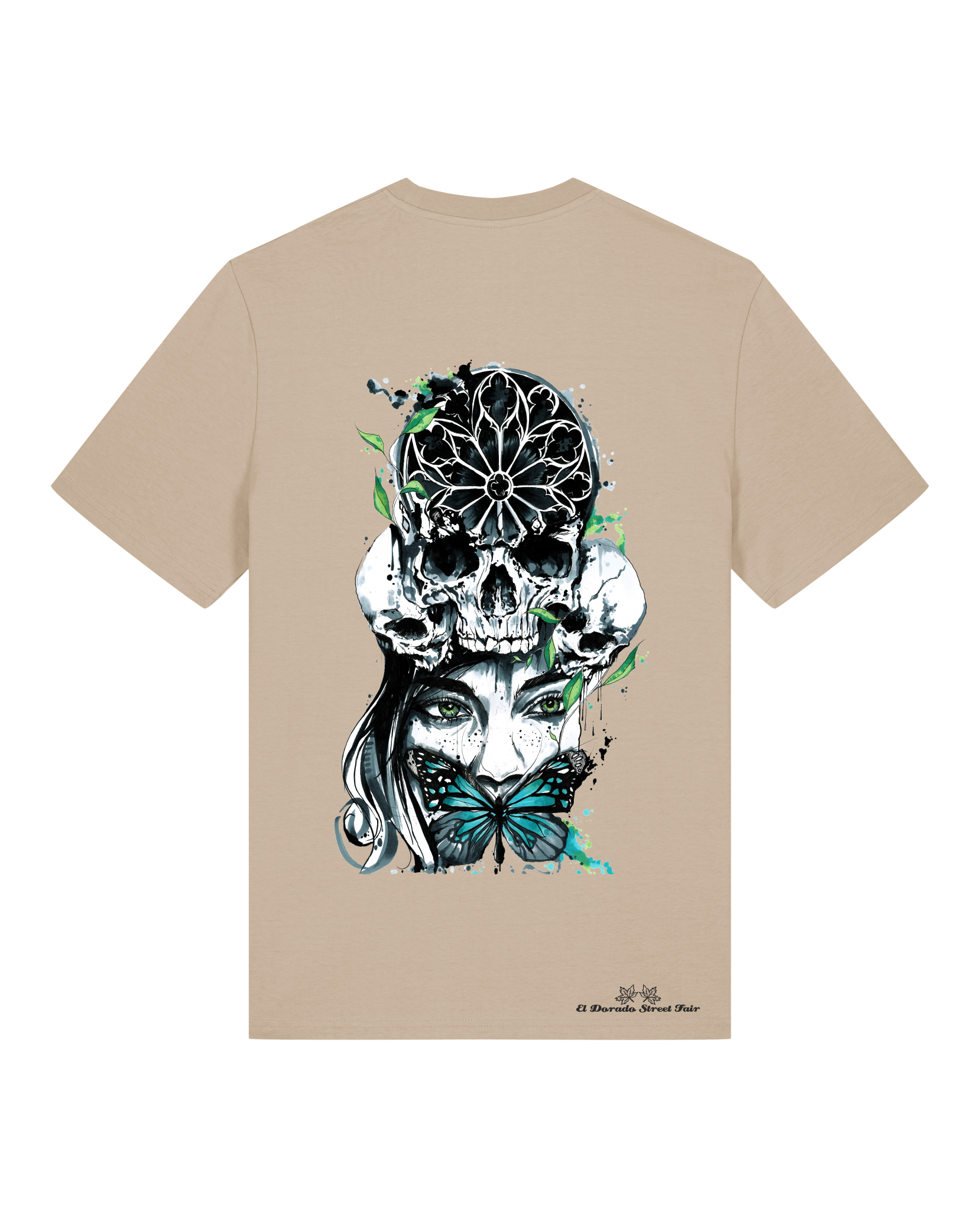 Bio Unisex Medium Fit T-Shirt Witchout Words (Backprint)