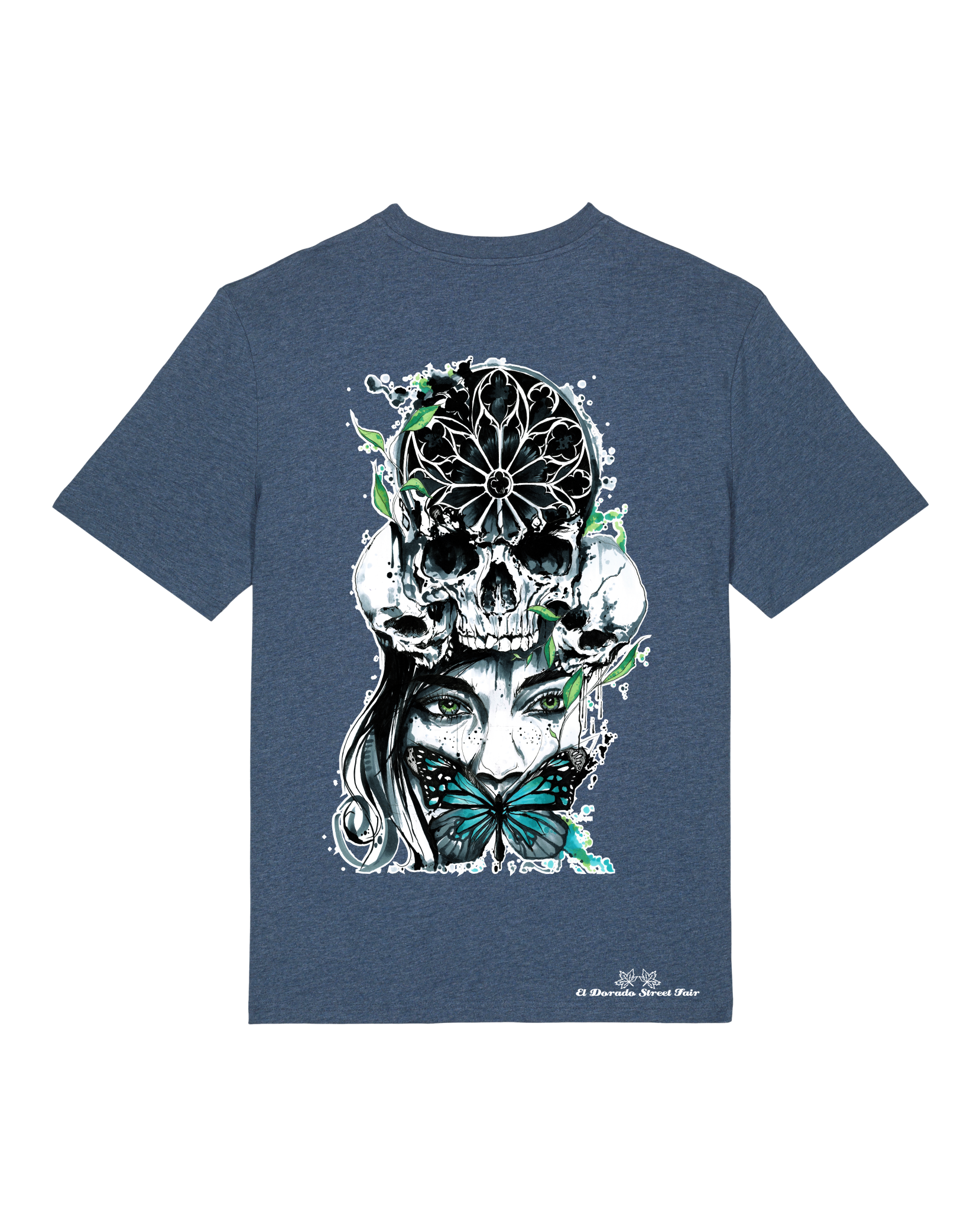 Bio Unisex Medium Fit T-Shirt Witchout Words (Backprint)