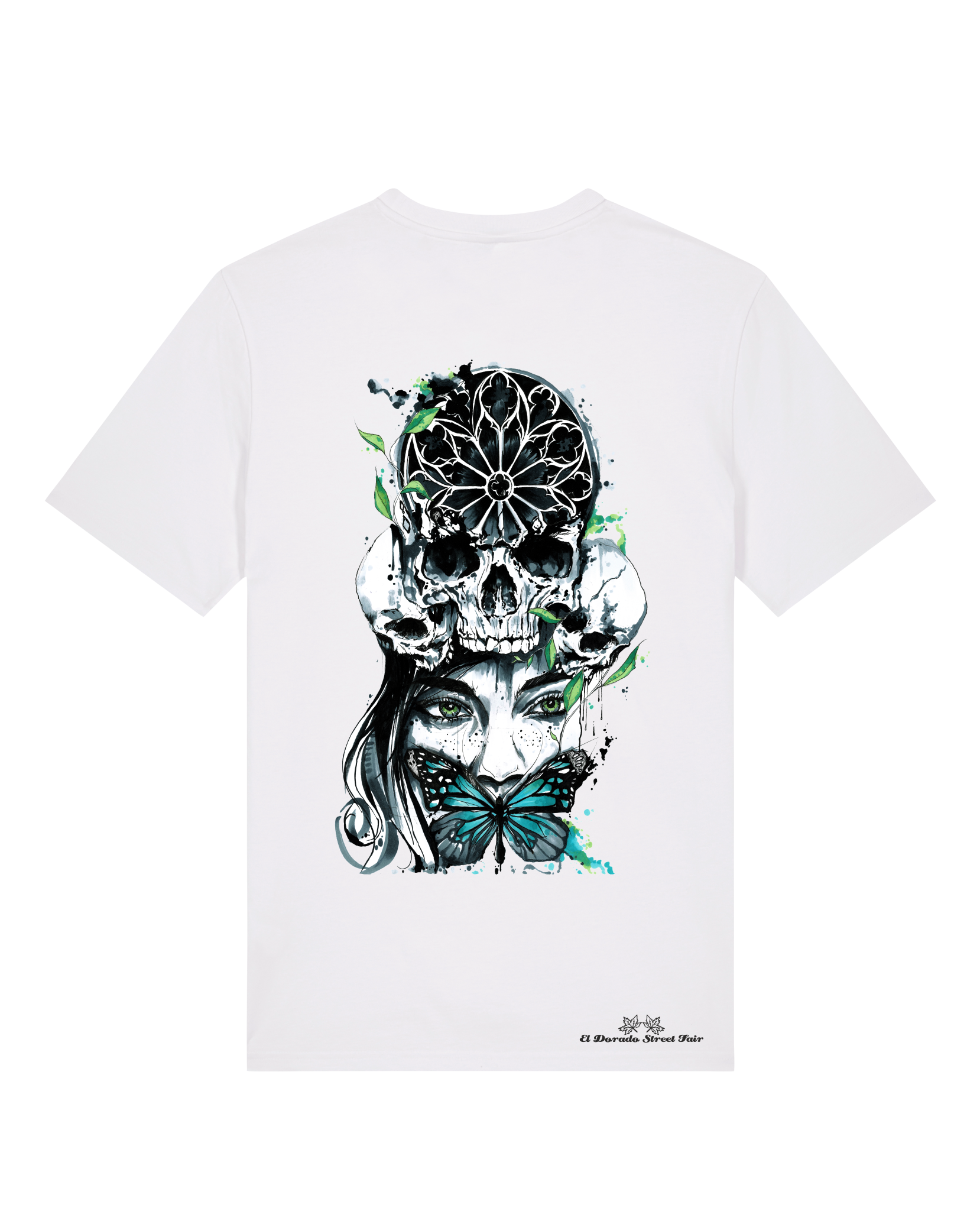 Bio Unisex Medium Fit T-Shirt Witchout Words (Backprint)