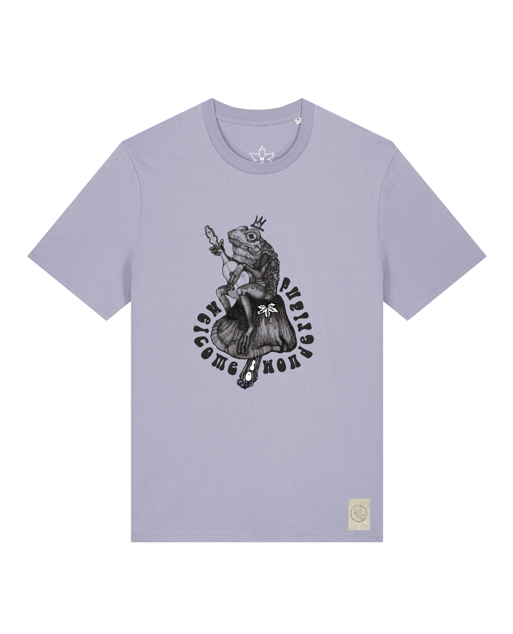 bio-unisex-medium fit-tshirt-wonderland-sttu169-lavender-front