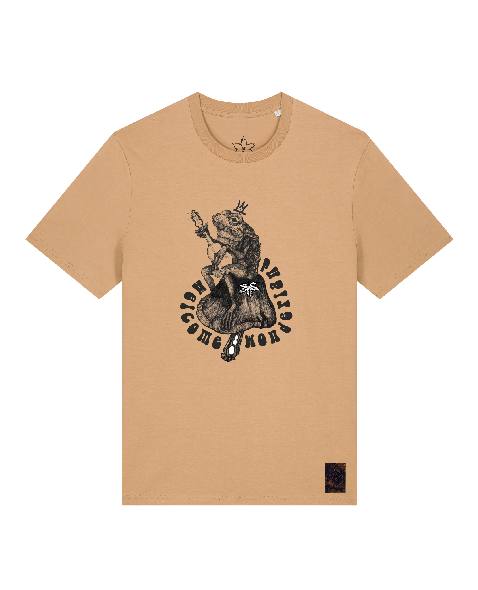 bio-unisex-medium fit-tshirt-wonderland-sttu169-meersand-front