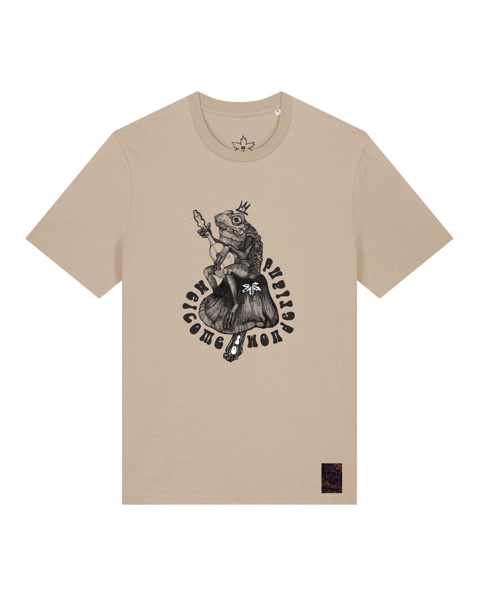 bio-unisex-medium fit-tshirt-wonderland-sttu169-treibsand-front