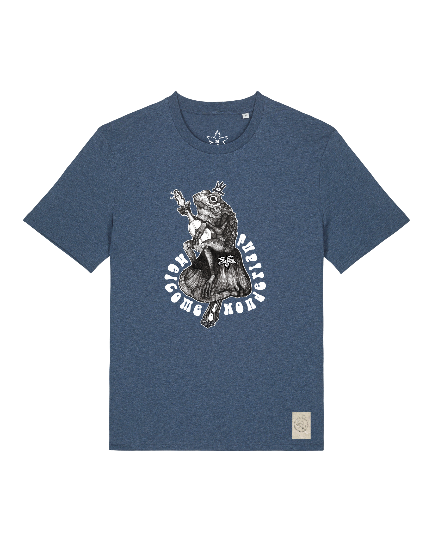 bio-unisex-medium fit-tshirt-wonderland-sttu169-walblau-front