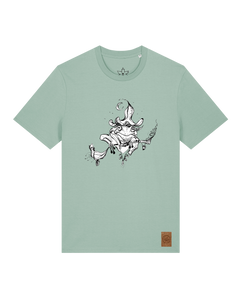 bio-unisex-medium fit-tshirt-zauberfrosch-sttu169-eukalyptus-front