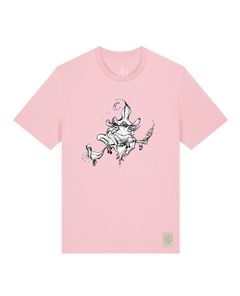 bio-unisex-medium fit-tshirt-zauberfrosch-sttu169-flamingo-front
