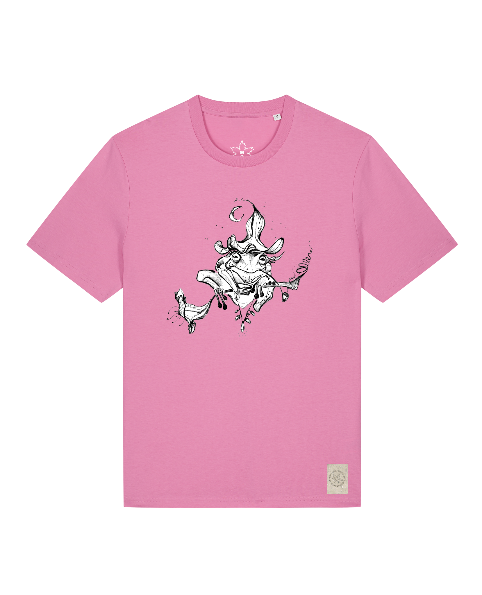 bio-unisex-medium fit-tshirt-zauberfrosch-sttu169-kaugummi-front