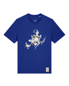 bio-unisex-medium fit-tshirt-zauberfrosch-sttu169-kornblume-front