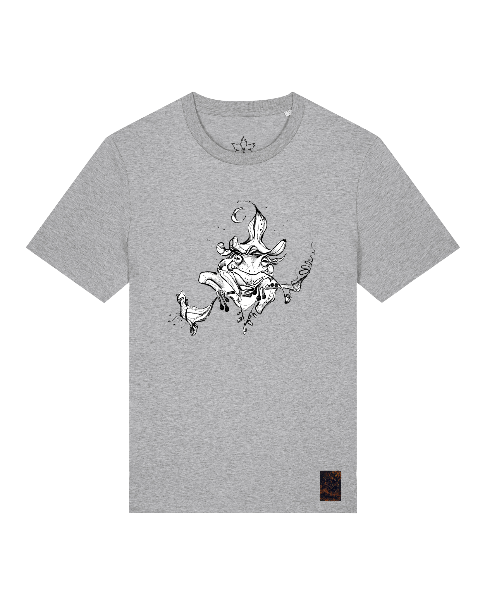 bio-unisex-medium fit-tshirt-zauberfrosch-sttu169-mausgrau-front