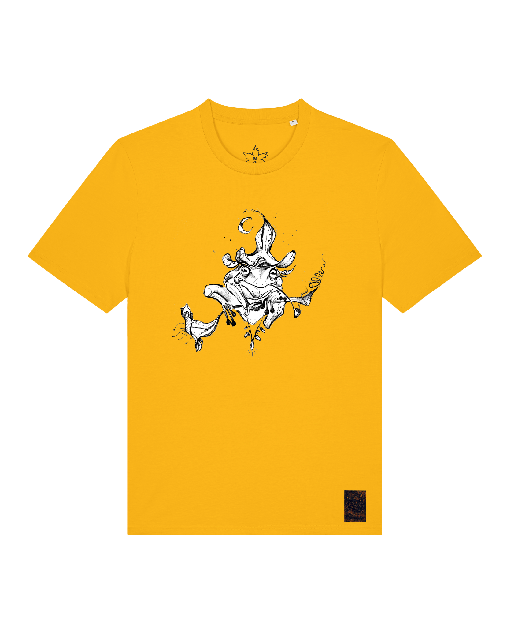 bio-unisex-medium fit-tshirt-zauberfrosch-sttu169-sonnenblume-front