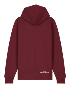 bio-unisex-medium fit-zipthru-basic-stsu179-burgunder rot-back