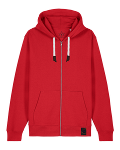bio-unisex-medium fit-zipthru-basic-stsu179-erdbeere-front