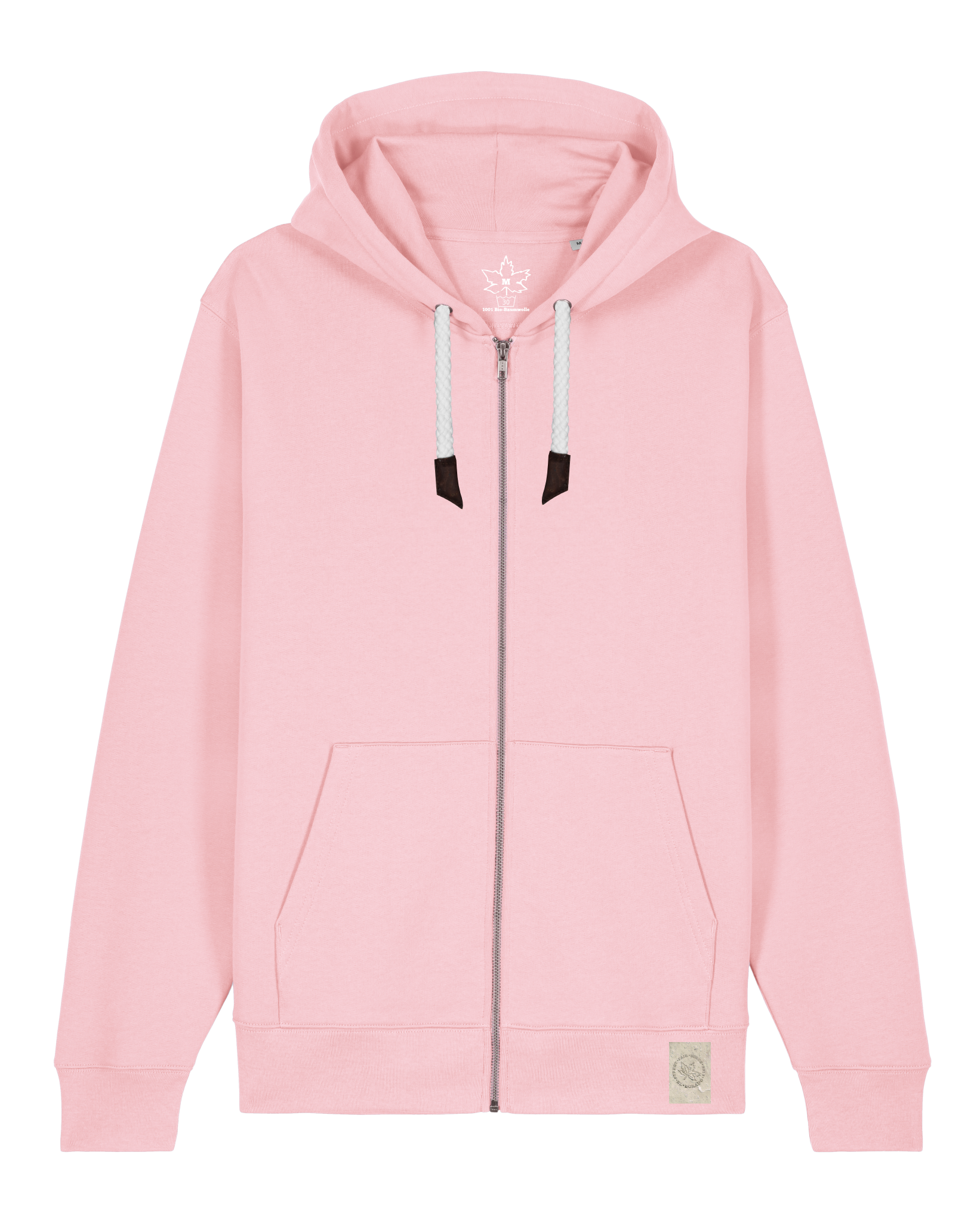 bio-unisex-medium fit-zipthru-basic-stsu179-flamingo-front