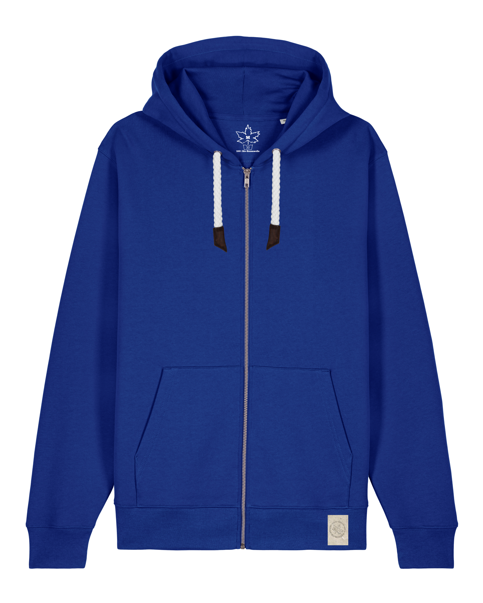 bio-unisex-medium fit-zipthru-basic-stsu179-kornblume-front