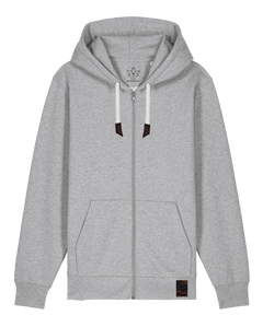 bio-unisex-medium fit-zipthru-basic-stsu179-mausgrau-front