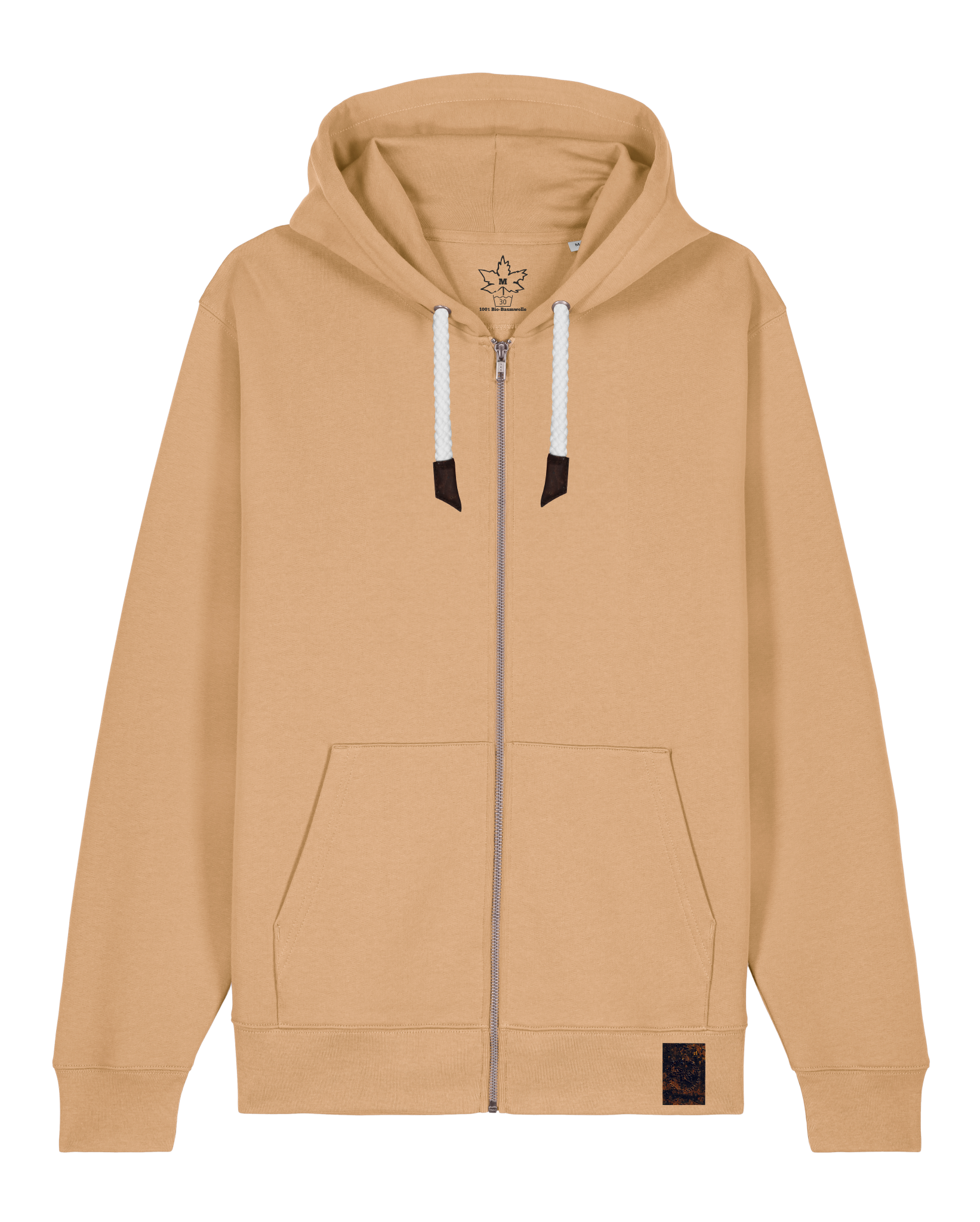 bio-unisex-medium fit-zipthru-basic-stsu179-meersand-front